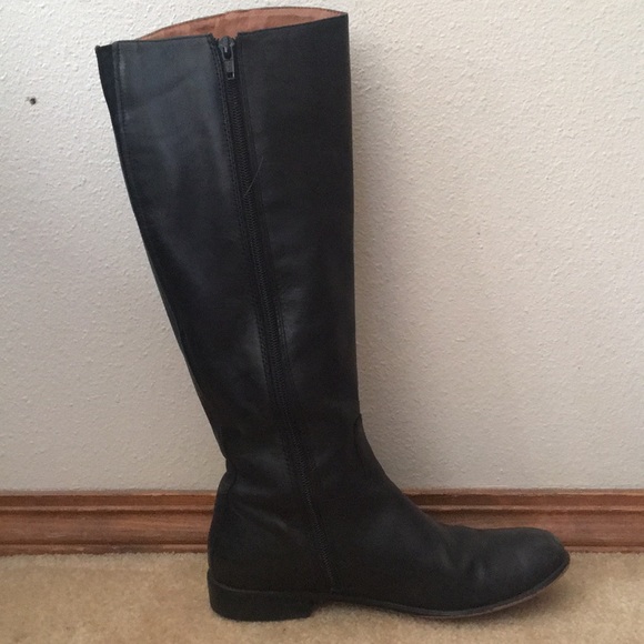 Right below the knee, 100% GENUINE LEATHER BOOTS - Picture 5 of 8